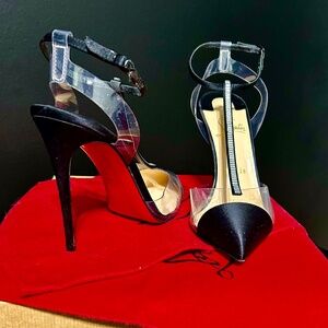 Christian Louboutin Nosy Jewel Embellished Pumps with Box & Dust Bag